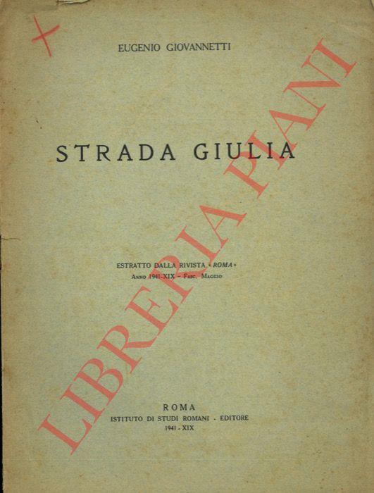 Strada Giulia - Eugenio Giovannetti - copertina
