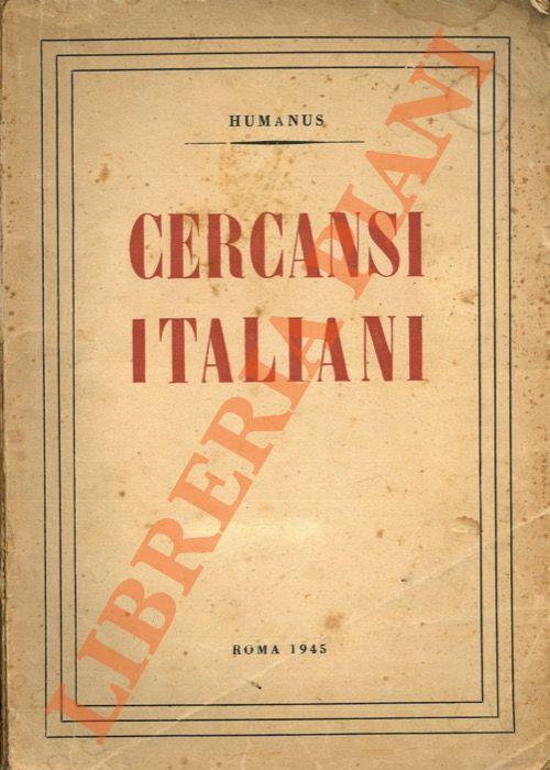 Cercasi italiani - copertina