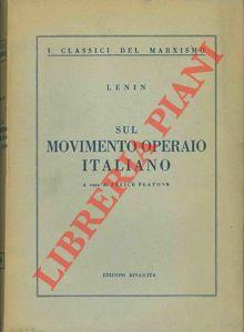 Sul movimento operaio italiano - Lenin - copertina