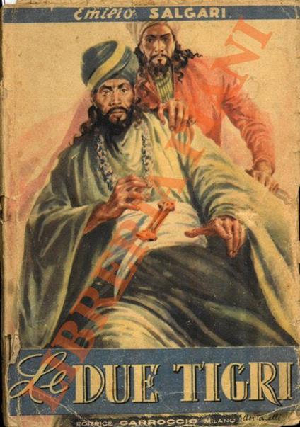 Le due tigri - Emilio Salgari - copertina