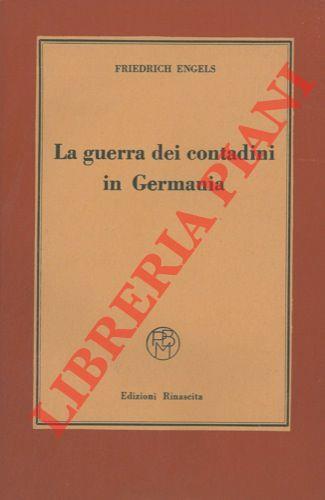 La guerra dei contadini in Germania - Friedrich Engels - copertina