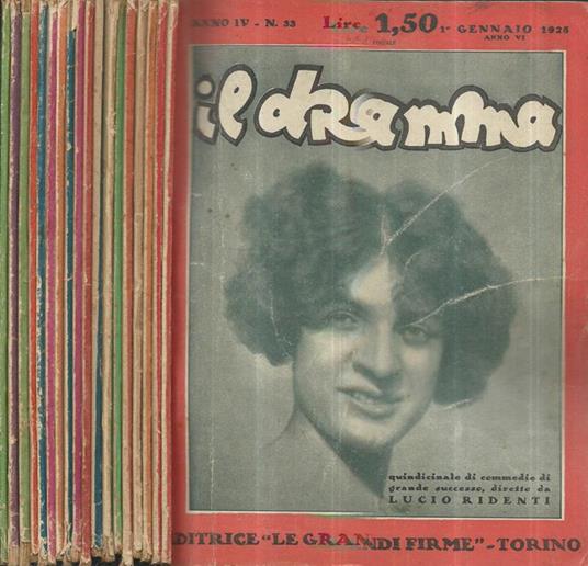 Il Dramma 1928 n. 33-35-36-37-38-39-42-43-45-46-47-48-50-51-52-53-55-56 - copertina