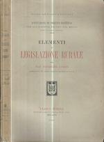 Elementi di legislazione rurale