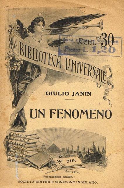Un fenomeno - Giulio Janin - copertina