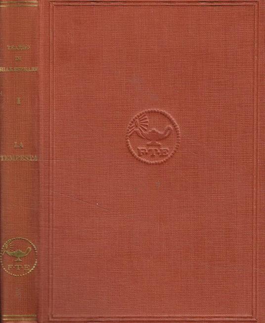 La tempesta. Commedia in cinque atti - William Shakespeare - copertina