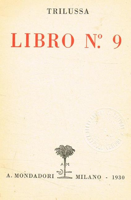 Libro n.9 - Trilussa - copertina