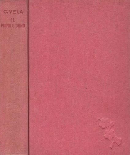 Il primo giorno - Claudio Vela - copertina
