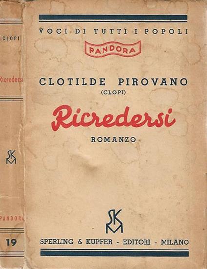 Ricredersi - Clotilde Pirovano - copertina