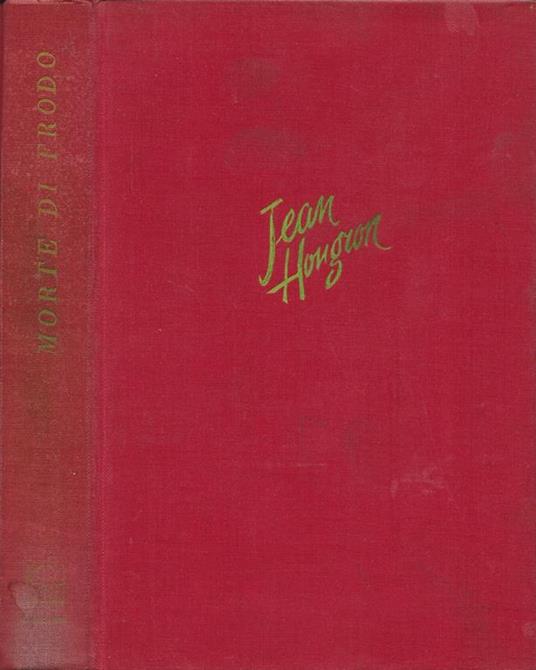 Morte di Frodo - Jean Hougron - copertina