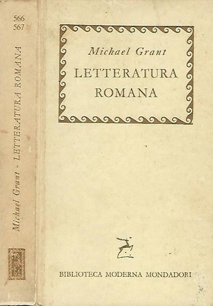 Letteratura Romana - Michael Grant - copertina