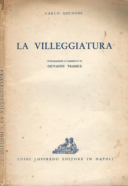 La villeggiatura - Carlo Goldoni - copertina