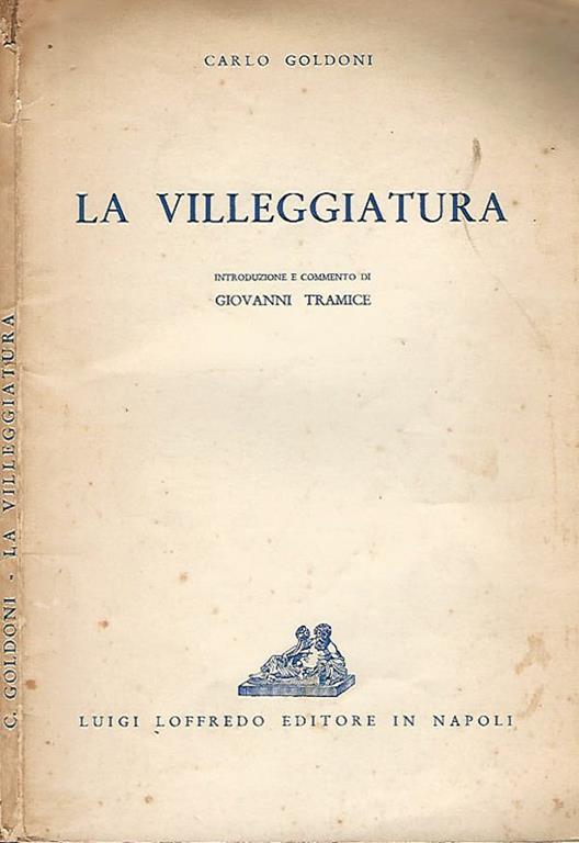La villeggiatura - Carlo Goldoni - copertina