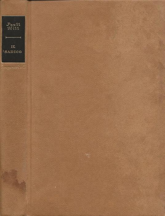 Il sadico - Paull Hill - copertina