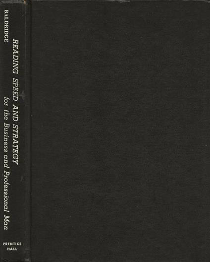 Reading Speed and Strategy for the Business and Professional Man - copertina