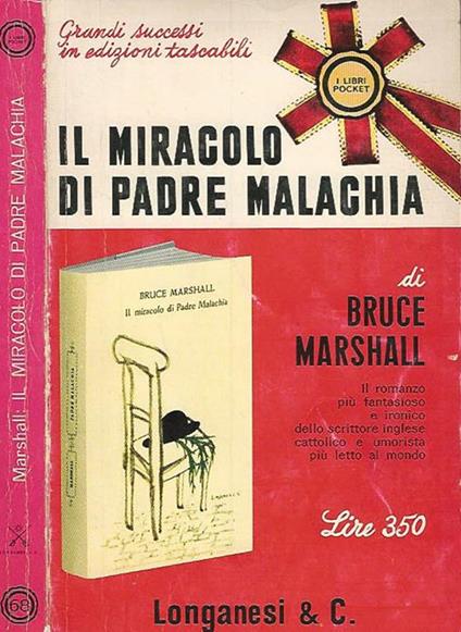 Il miracolo di Padre Malachia - Bruce Marshall - copertina