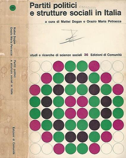 Partiti politici e strutture sociali in Italia - M. Dogan - copertina