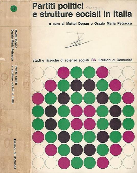 Partiti politici e strutture sociali in Italia - M. Dogan - copertina