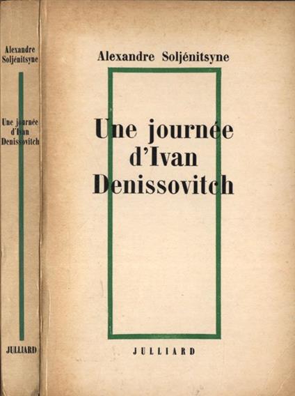 Une journèe d' Ivan Denissovitch - Alexandre Soljènitsyne - copertina