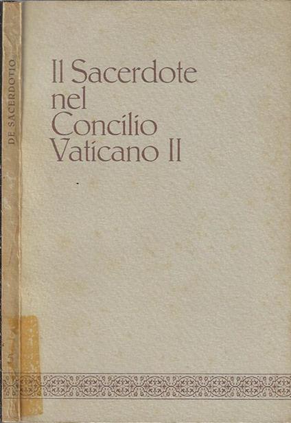 Il sacerdote nel Concilio Vaticano II - copertina