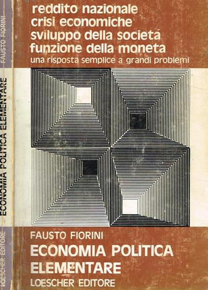 Economia politica elementare - Fausto Fiorini - copertina