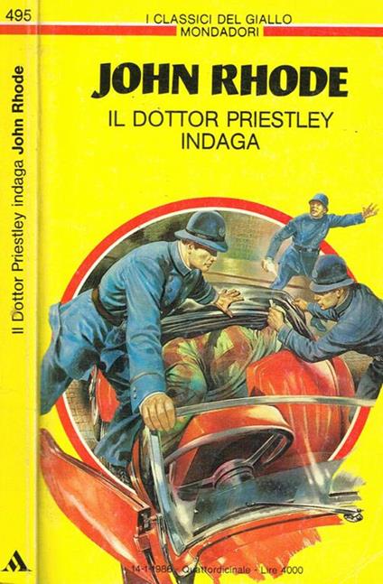Il Dottor Priestley indaga - John Rhode - copertina