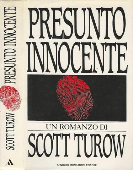 Presunto innocente - Scott Turow - copertina