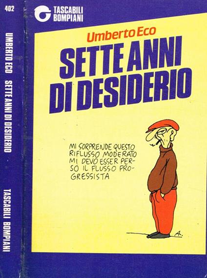 Sette anni di desiderio - Umberto Eco - copertina