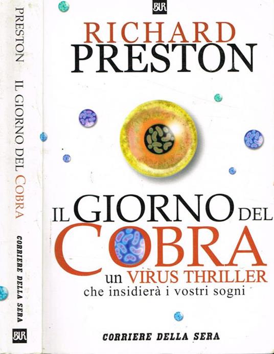 Il giorno del cobra - Richard Preston - copertina