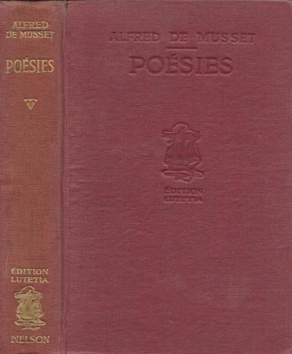 Poésies - Alfred de Musset - copertina