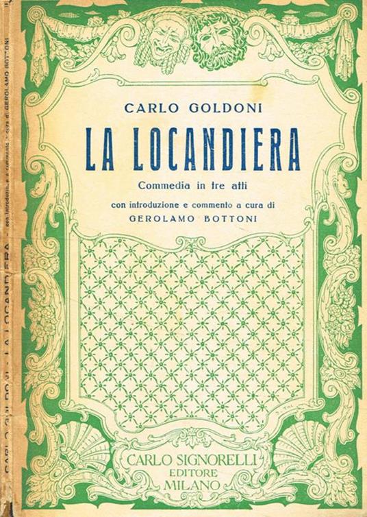 La Locandiera. Commedia in tre atti - Carlo Goldoni - copertina