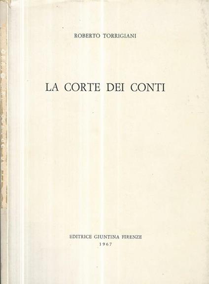 La corte dei conti - Roberto Torrigiani - copertina