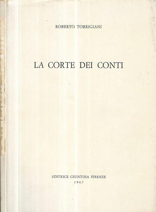 La corte dei conti - Roberto Torrigiani - copertina