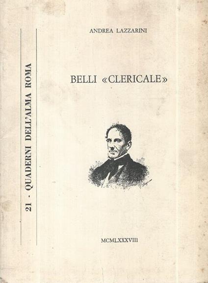 Belli "Clericale" - Andrea Lazzarini - copertina