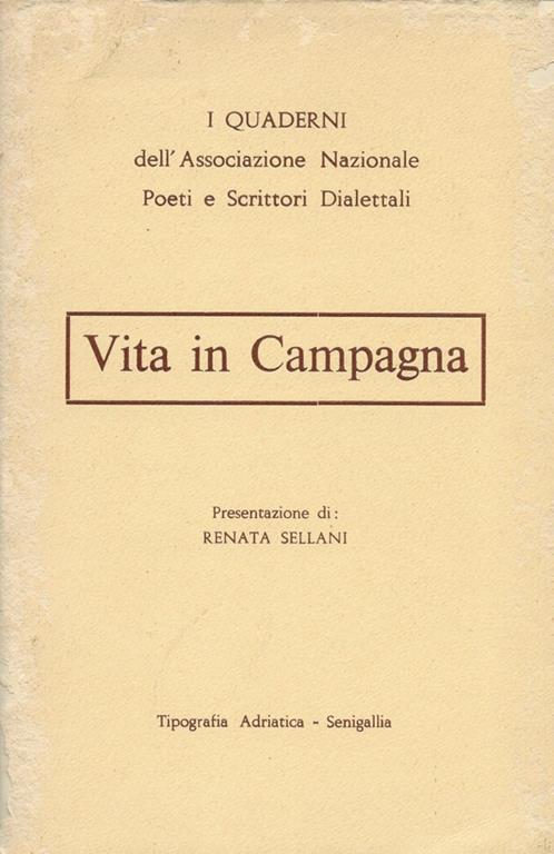 Vita in campagna - copertina