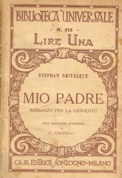 Mio padre - Stephan Skitaletz - copertina