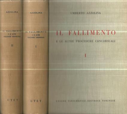Il fallimento e le altre procedure concorsuali - Umberto Azzolina - copertina