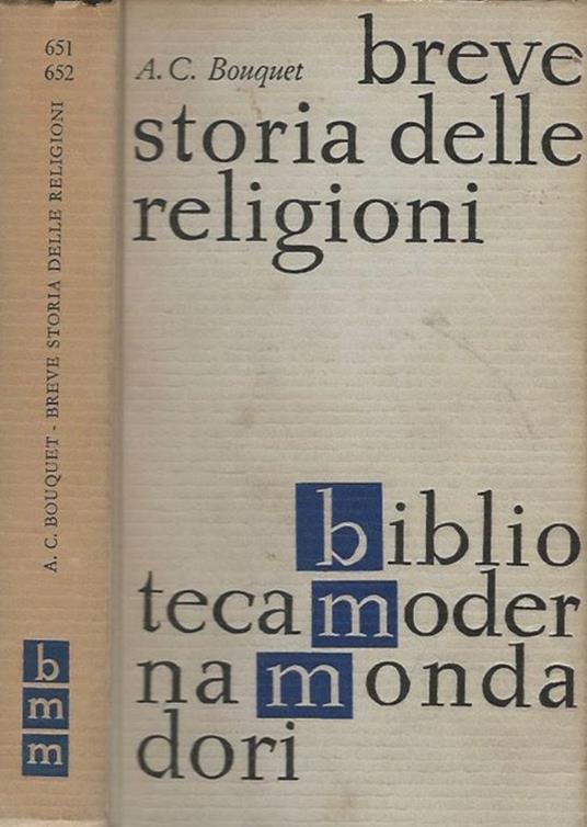 Breve storia delle religioni - Alan C. Bouquet - copertina
