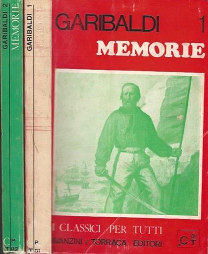 Memorie - Giuseppe Garibaldi - copertina