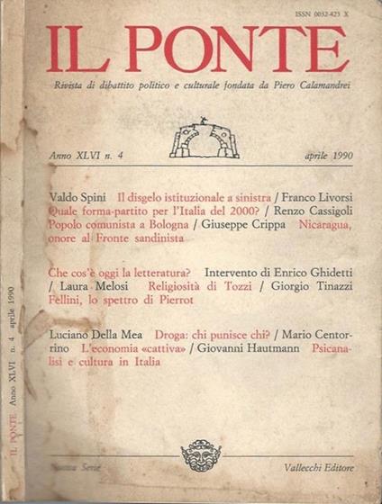 Il ponte - Aprile 1990 - copertina