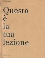 Questa è la tua lezione