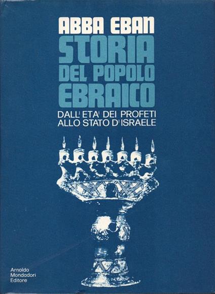 Storia del popolo ebraico. Traduzione di Andrea D'Anna - Abba Eban - copertina