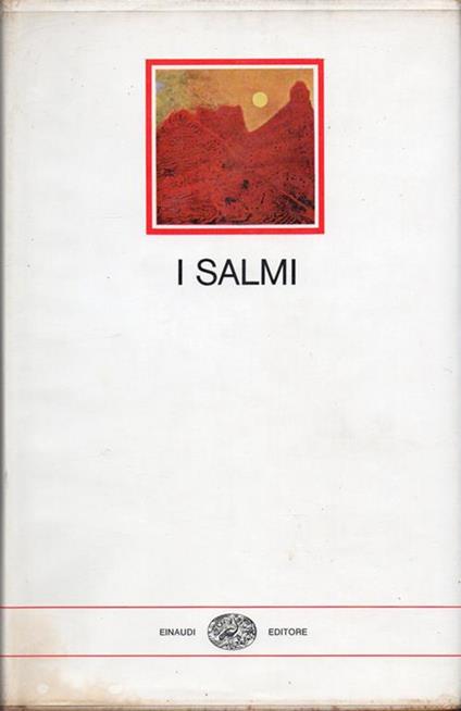 I Salmi. A cura di Guido Ceronetti - copertina