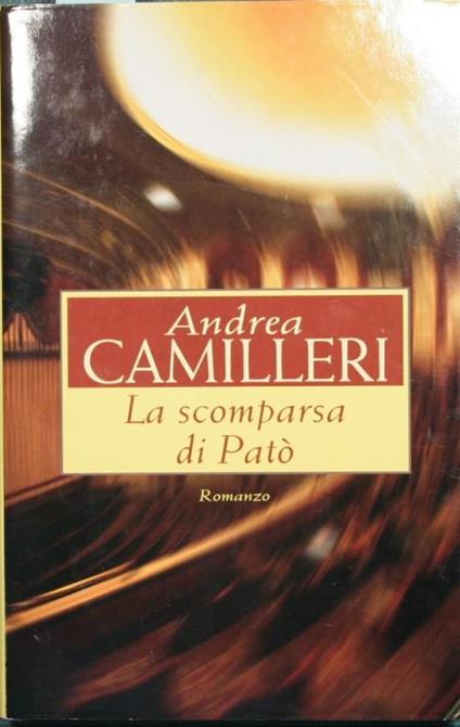 La scomparsa di Patò - Andrea Camilleri - copertina