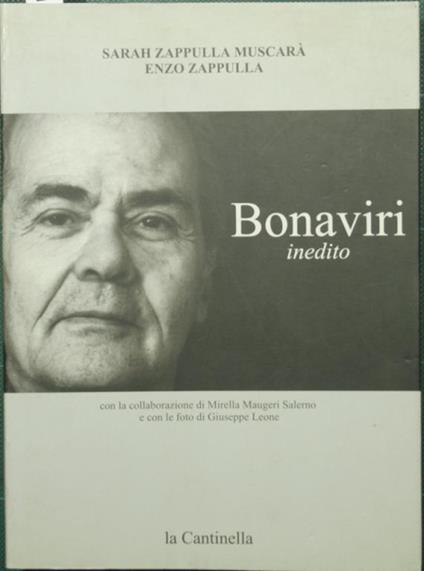 Bonaviri inedito - Sarah Zappulla Muscarà - copertina
