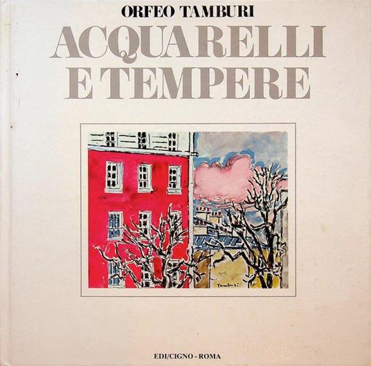 Acquarelli e tempere - Orfeo Tamburi - copertina