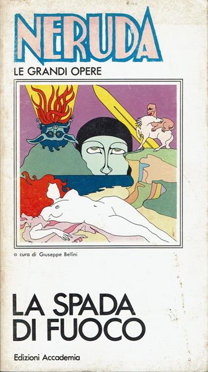 La spada di fuoco - Pablo Neruda - copertina
