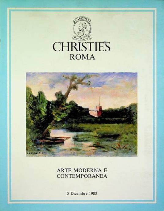 Arte moderna e contemporanea: lunedì 5 dicembre 1983: esposizione: sabato 3 e domenica 4 dicembre 1983 - copertina