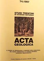 Il fondo di speleologia e carsismo della biblioteca del museo tridentino di scienze naturali: catalogo bibliografico