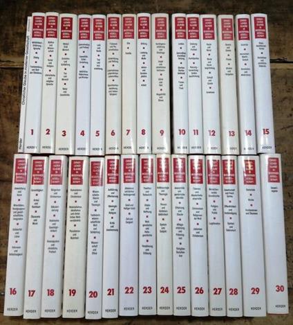 Christlicher Glaube in moderner Gesellschaft: enzyklopadische Bibliothek: in 30 Themenbanden und sieben Quellenbanden - copertina