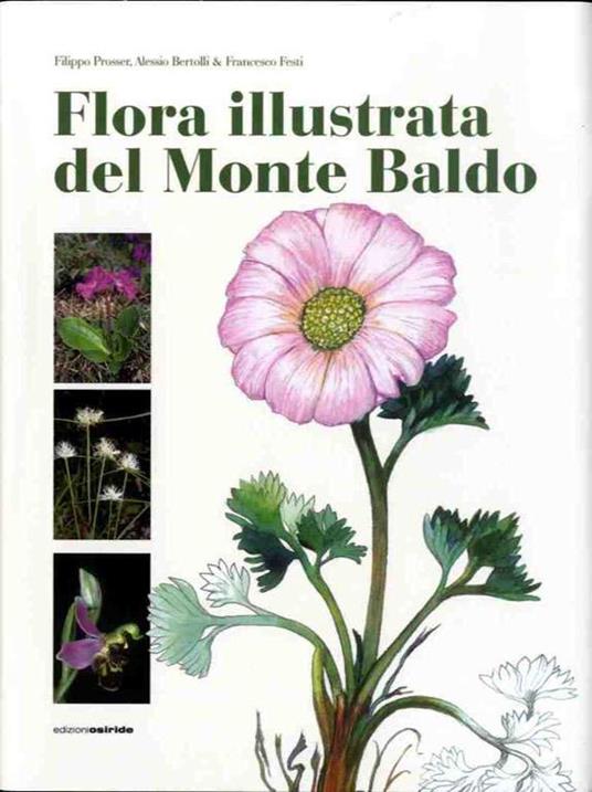 Flora illustrata del Monte Baldo - Filippo Prosser - copertina